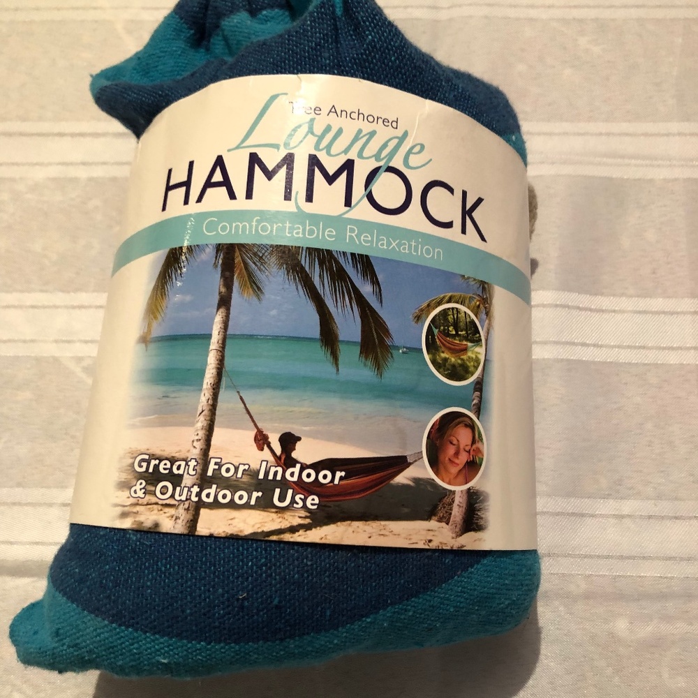 HAMMOCK NWOT LOUNGE HAMMOCK TREE ANCHORED